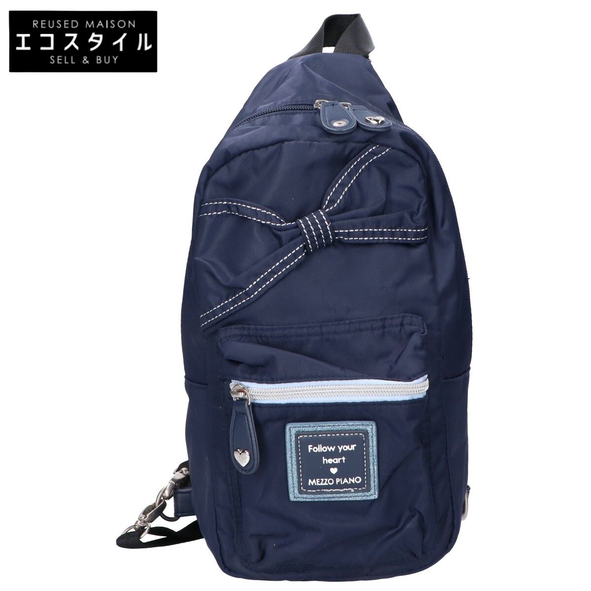 mezzo piano メゾピアノ リボンモチーフ ナイロン