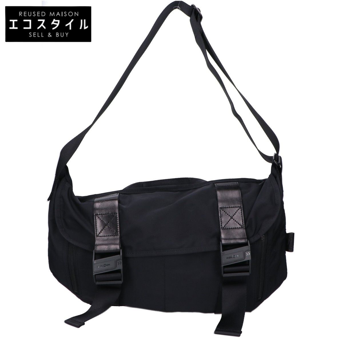 AMIACALVA アミアカルヴァ 【美品】F036-M GABARDINE MESSENGER BAG(M