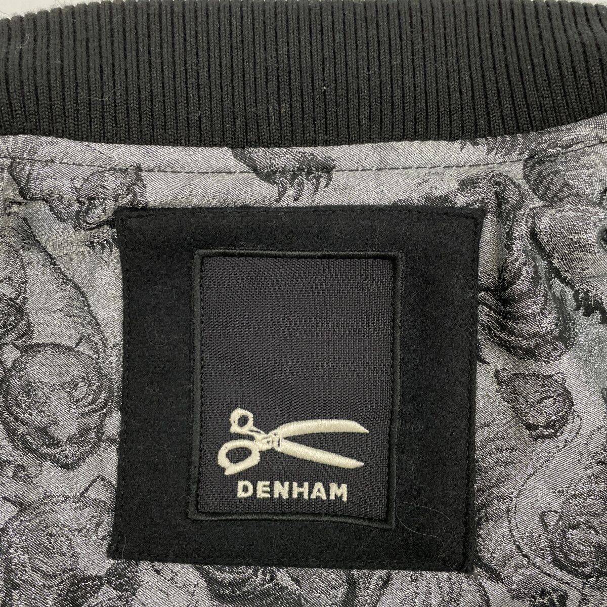 DENHAM デンハム 01-21-10-20-870 裏地ﾗﾒﾀｲｶﾞｰ柄 ﾚｻﾞｰ切替 ｽﾀｼﾞｬﾝ S