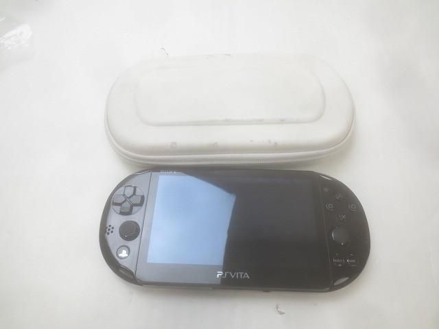 品 ゲーム PS Vita 本体 PCH-2000 ブラック 動作品 ケース付き