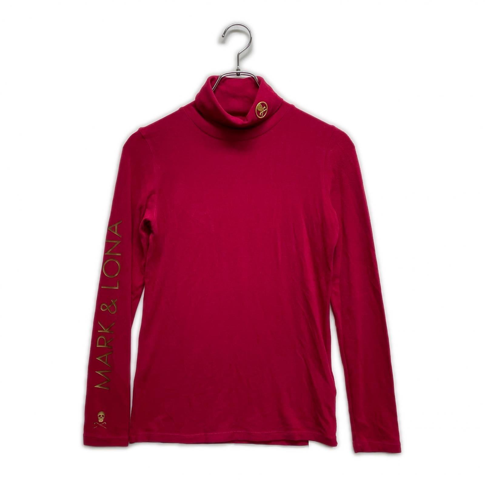 中古 レディース マークアンドロナ MARK&LONA 長袖シャツ 36(S) 赤系