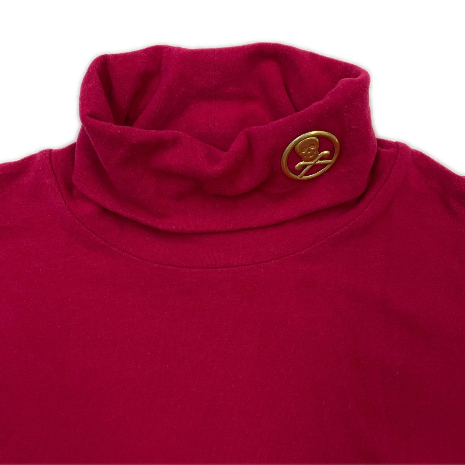 中古 レディース マークアンドロナ MARK&LONA 長袖シャツ 36(S) 赤系