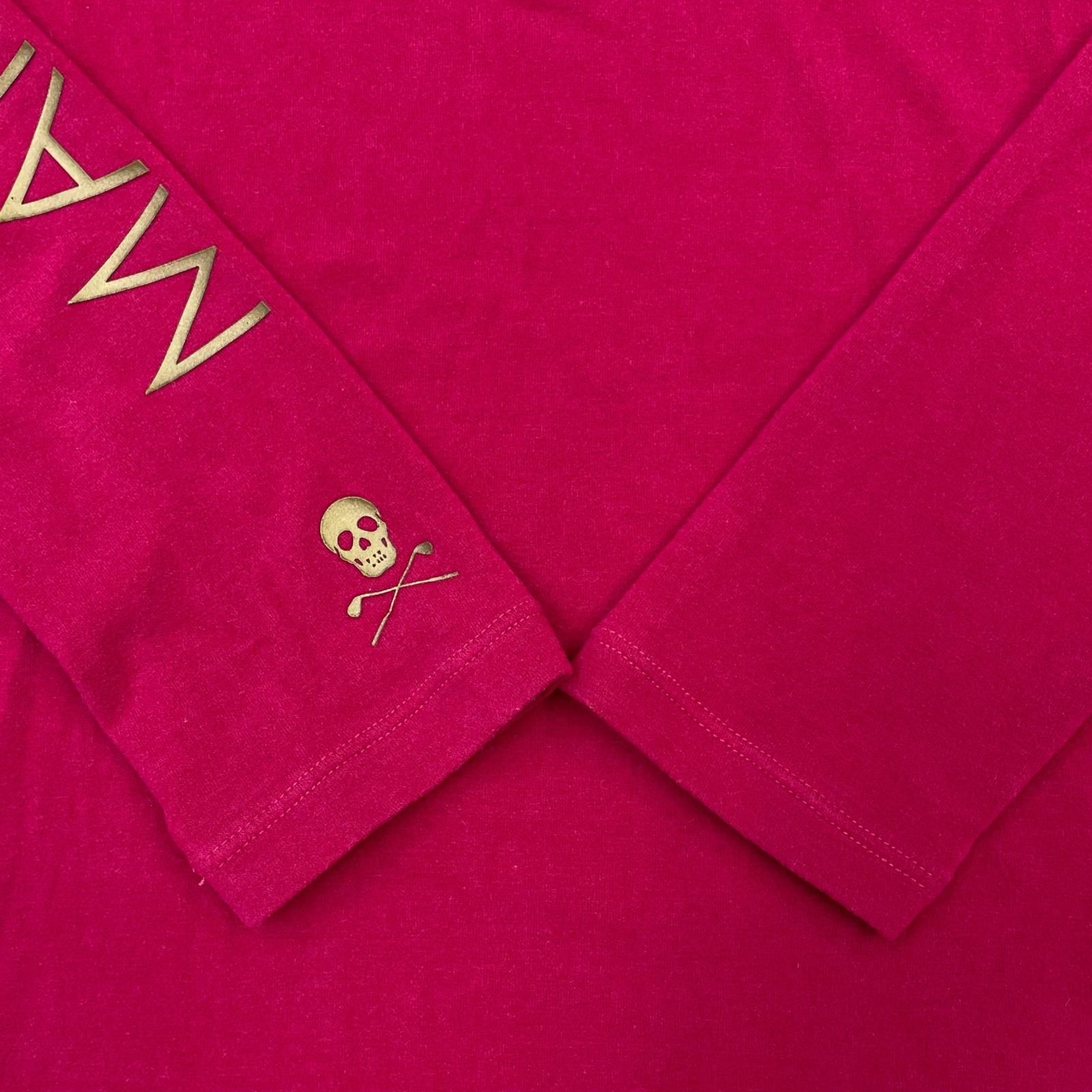 中古 レディース マークアンドロナ MARK&LONA 長袖シャツ 36(S) 赤系