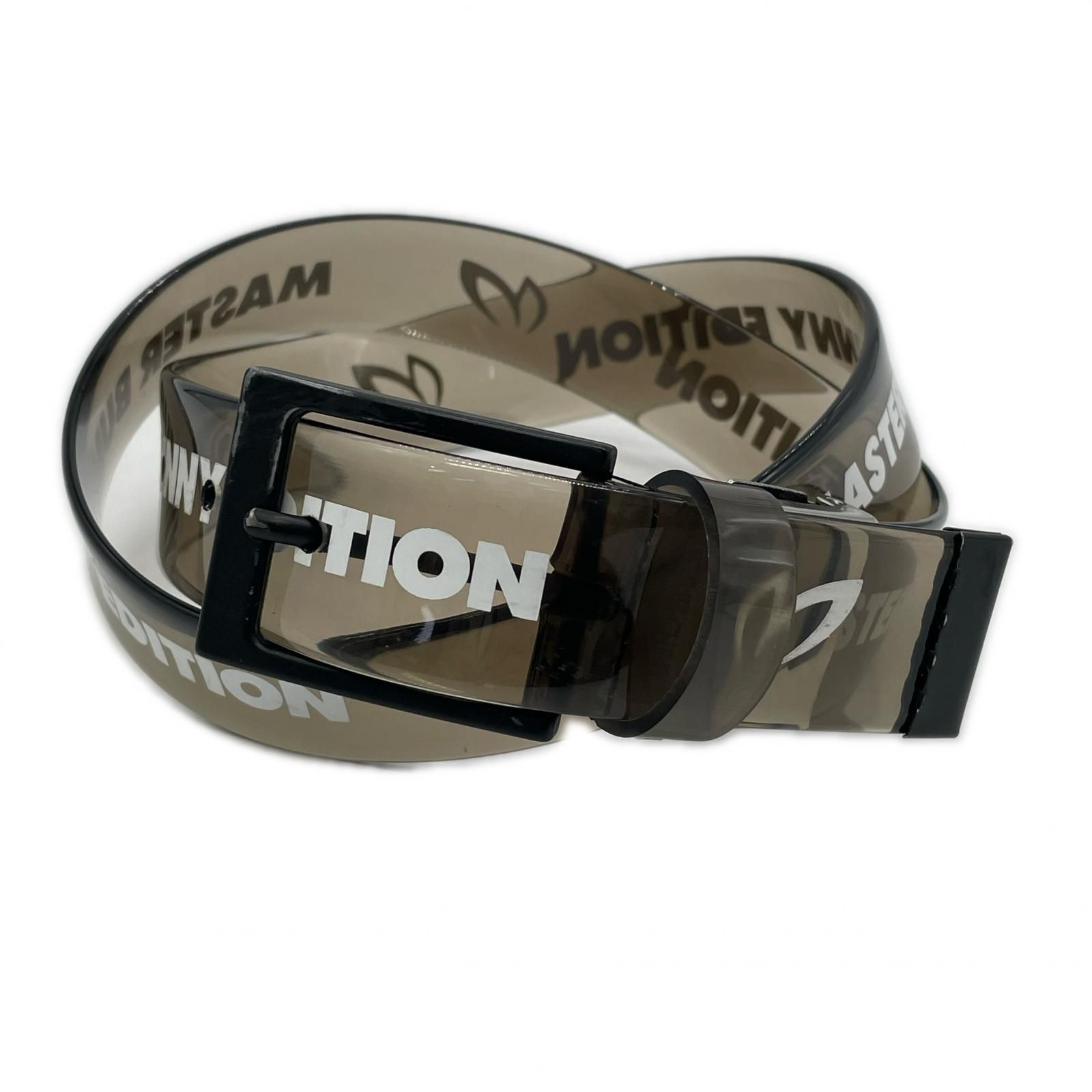 マスターバニーエディション MASTER BUNNY EDITION ベルト クリアブラウン クリア ロゴ