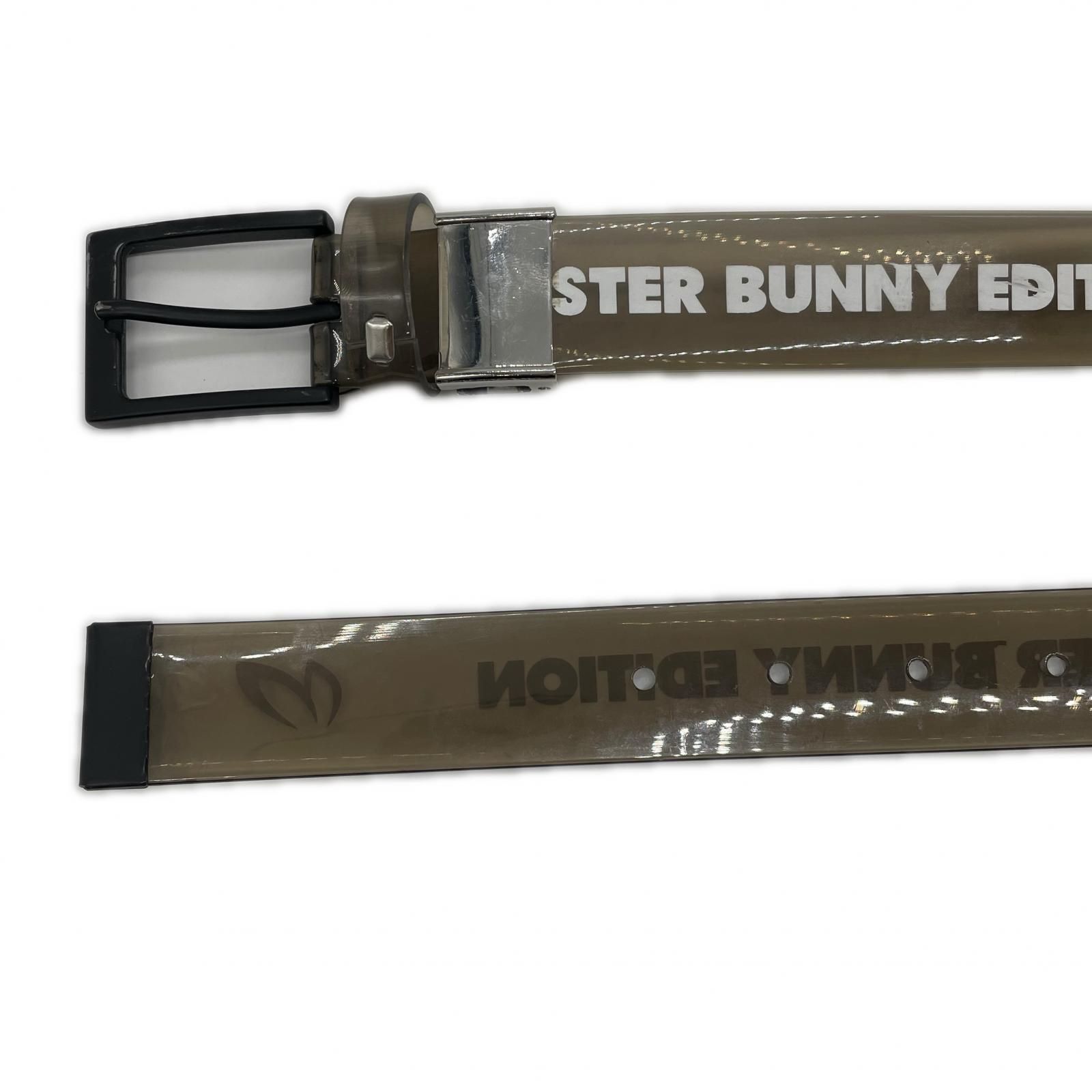 マスターバニーエディション MASTER BUNNY EDITION ベルト クリアブラウン クリア ロゴ