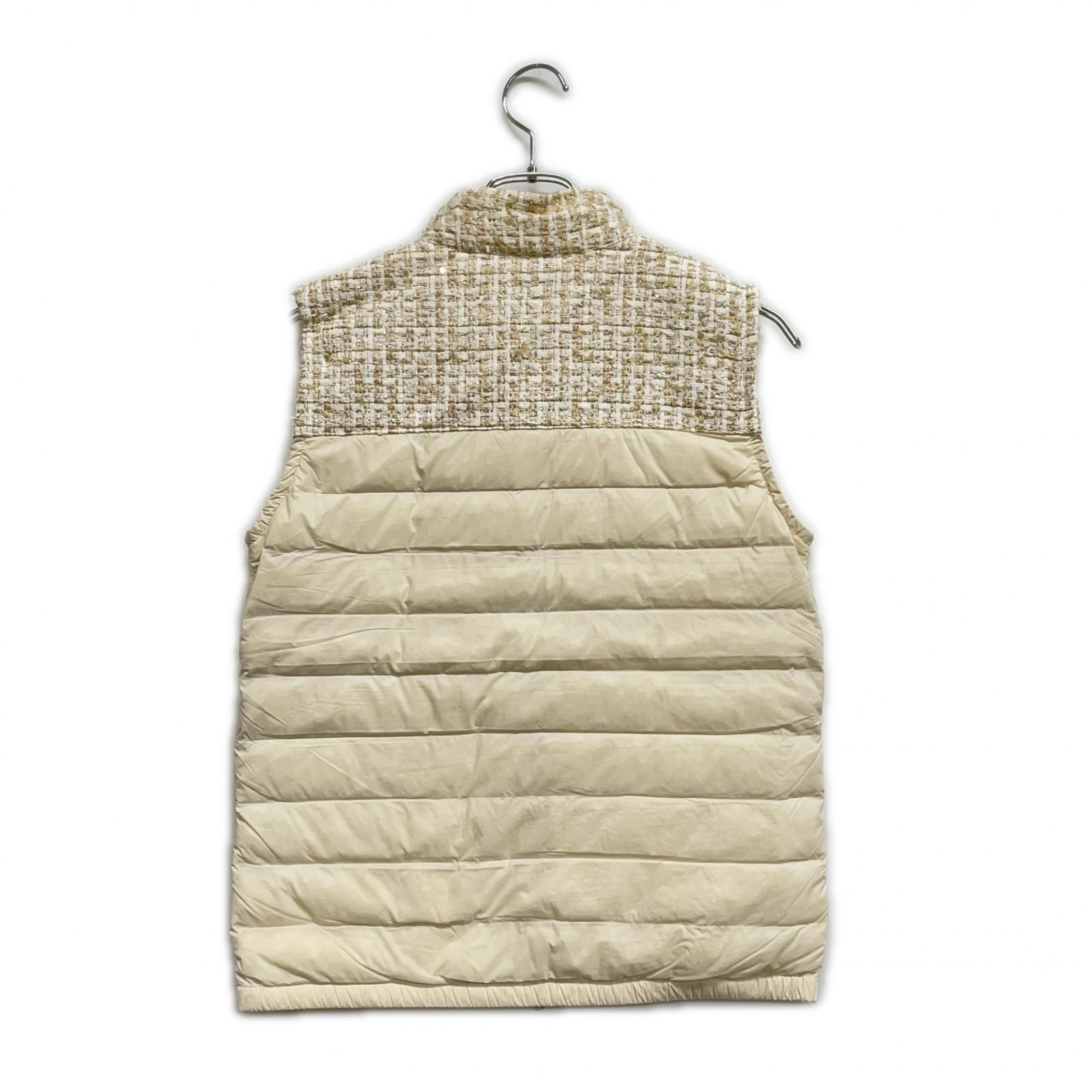 良品　キャロウェイ　ゴルフ　ダウン　M　ベージュ　ダウンベスト　callaway 中古 レディース キャロウェイ Callaway ダウンベスト M 白 ホワイト