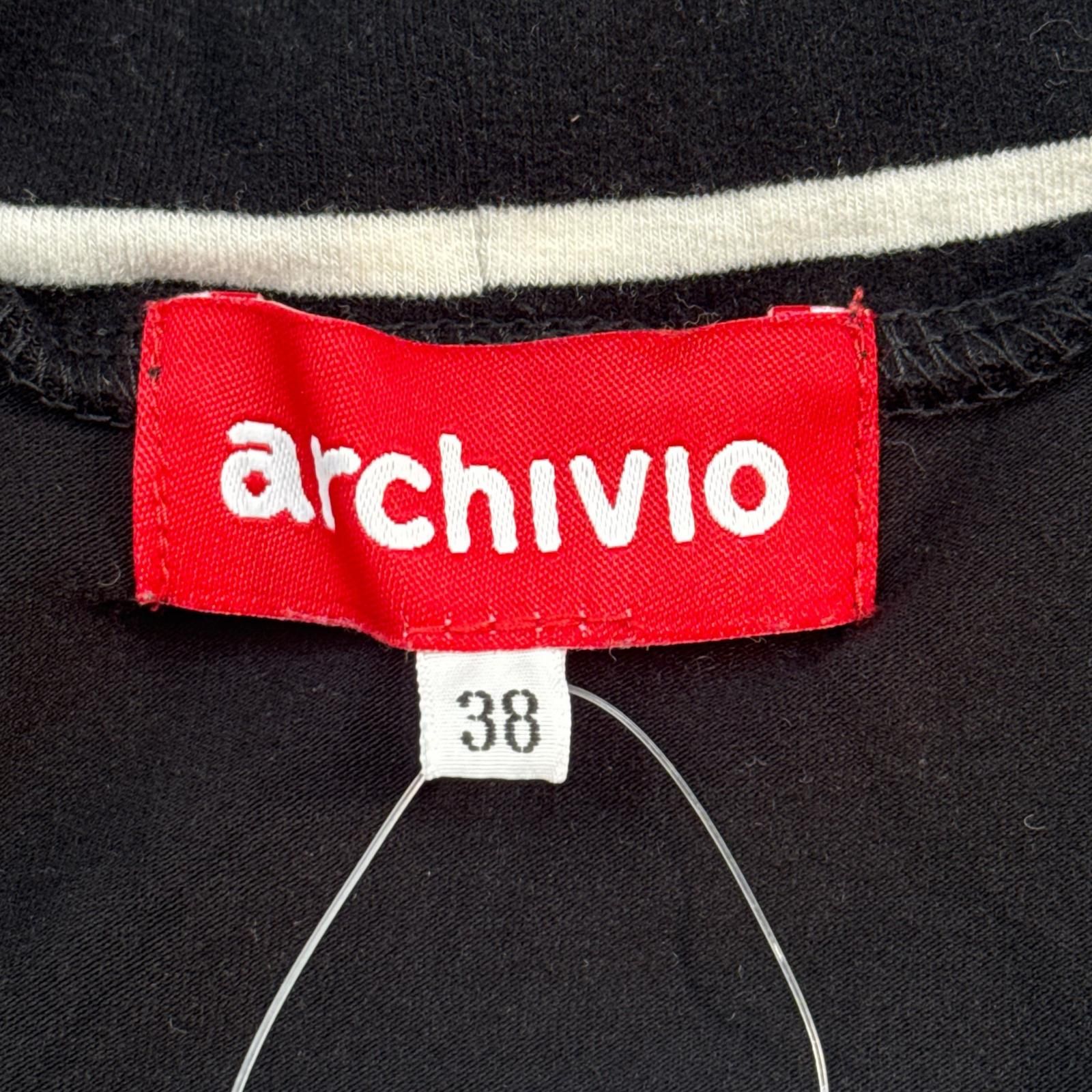 中古 レディース アルチビオ archivio 長袖シャツ 38(M) 黒系 ブラック