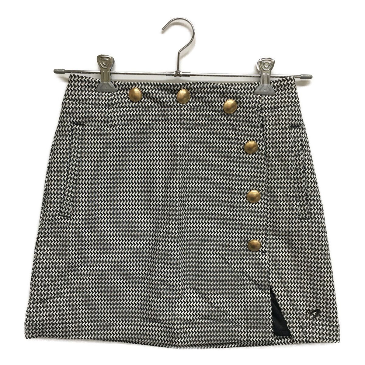 レディース マスターバニーエディション MASTER BUNNY EDITION スカート 0 S 黒 白 ブラック 総柄