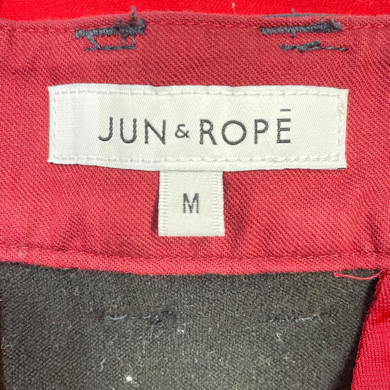 中古 レディース ジュン＆ロペ JUN&ROPE スカート M 赤 レッド 裏起毛