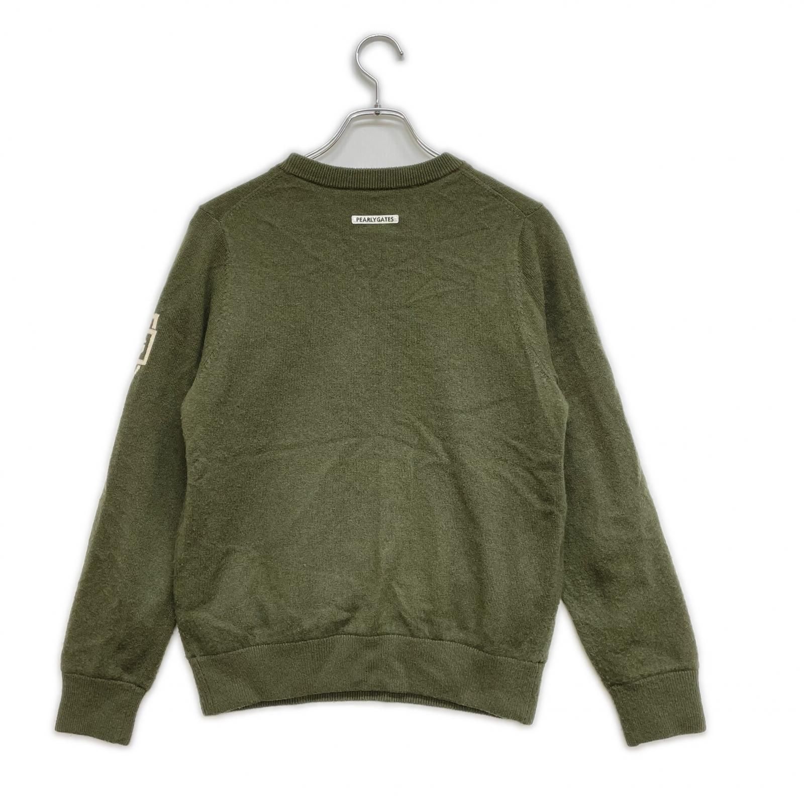 中古 レディース パーリーゲイツ PEARLY GATES セーター 1(M) カーキ