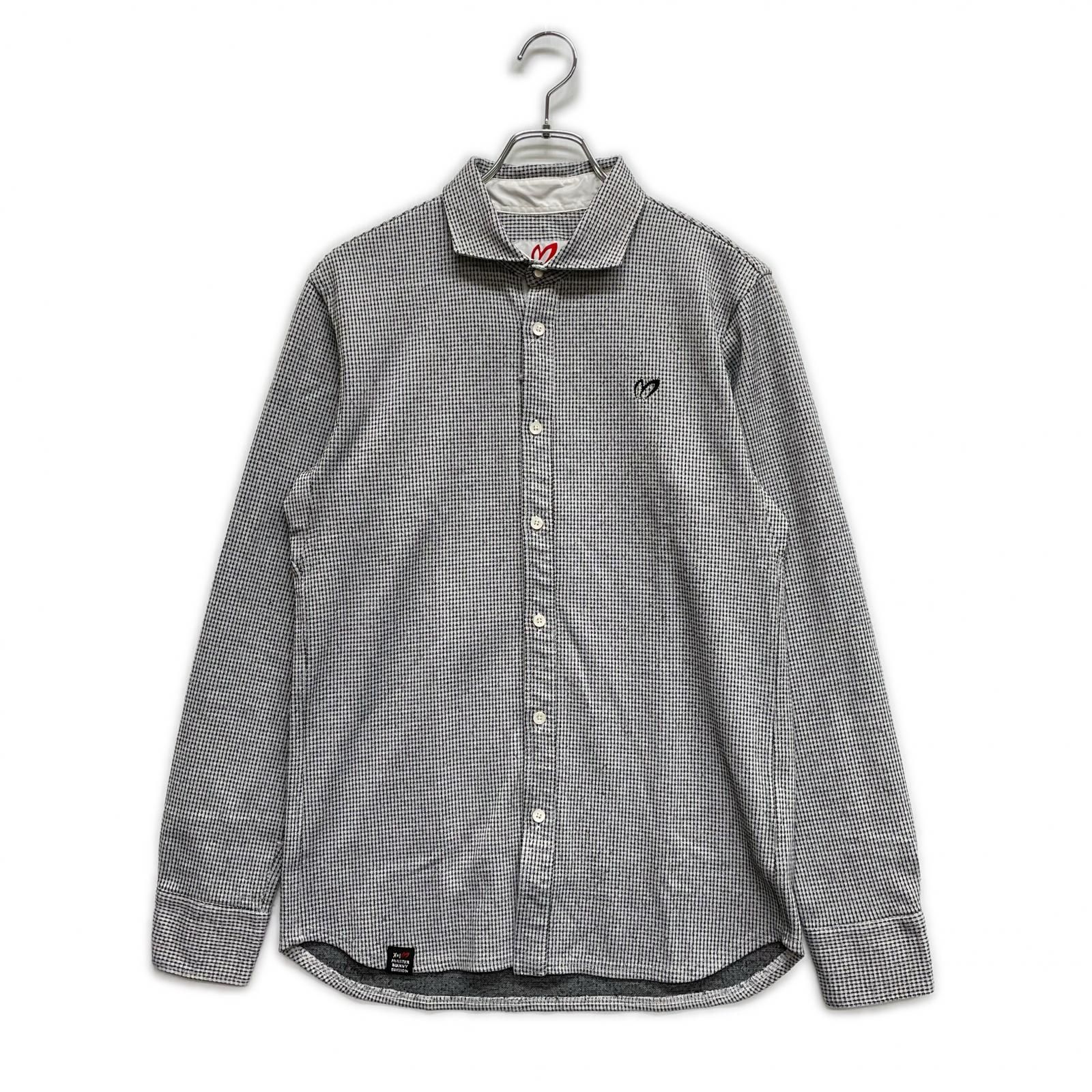 メンズ マスターバニーエディション MASTER BUNNY EDITION 長袖シャツ 4 M 白×黒 総柄