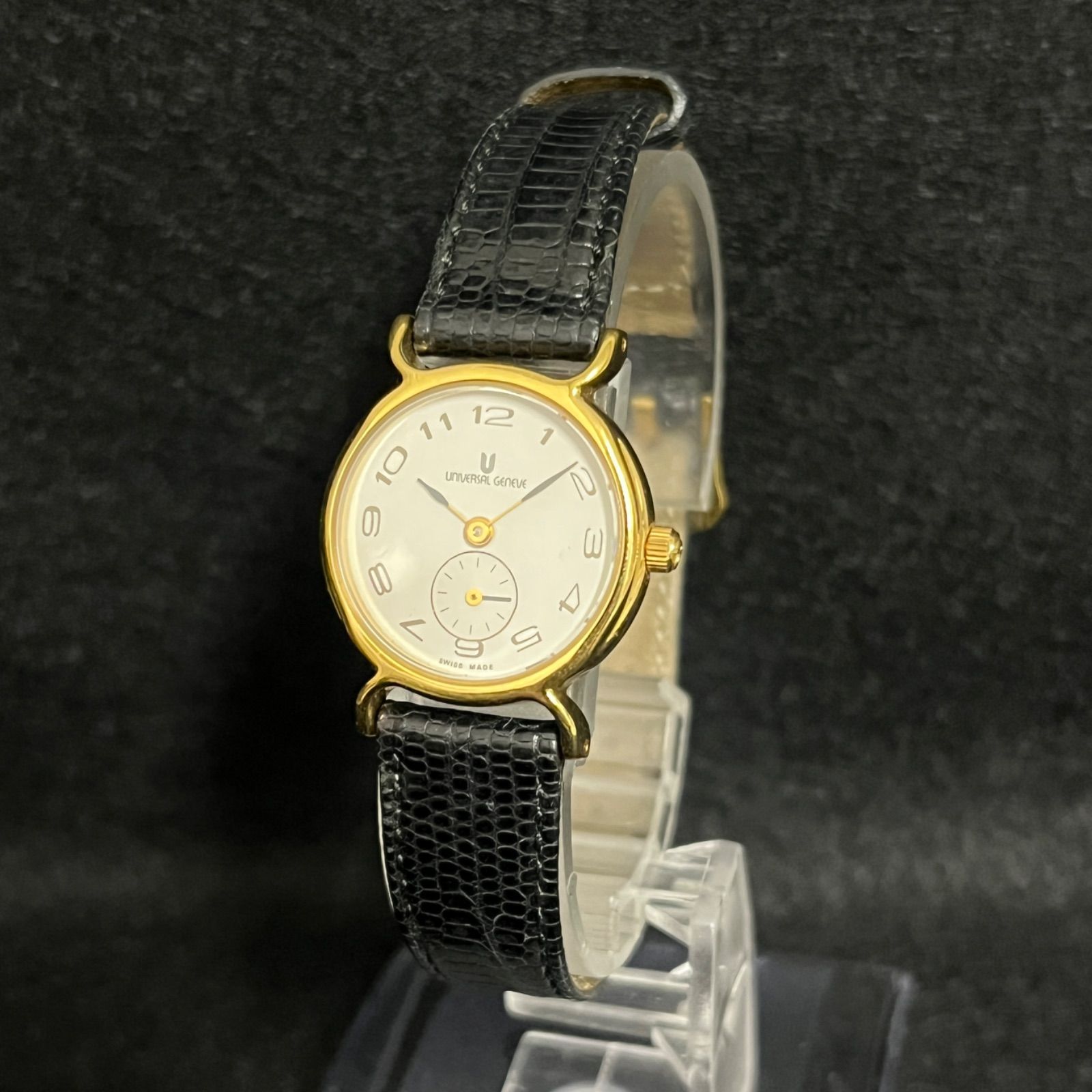 稼働品】 UNIVERSAL GENEVE ユニバーサルジュネーブ 腕時計 レディース