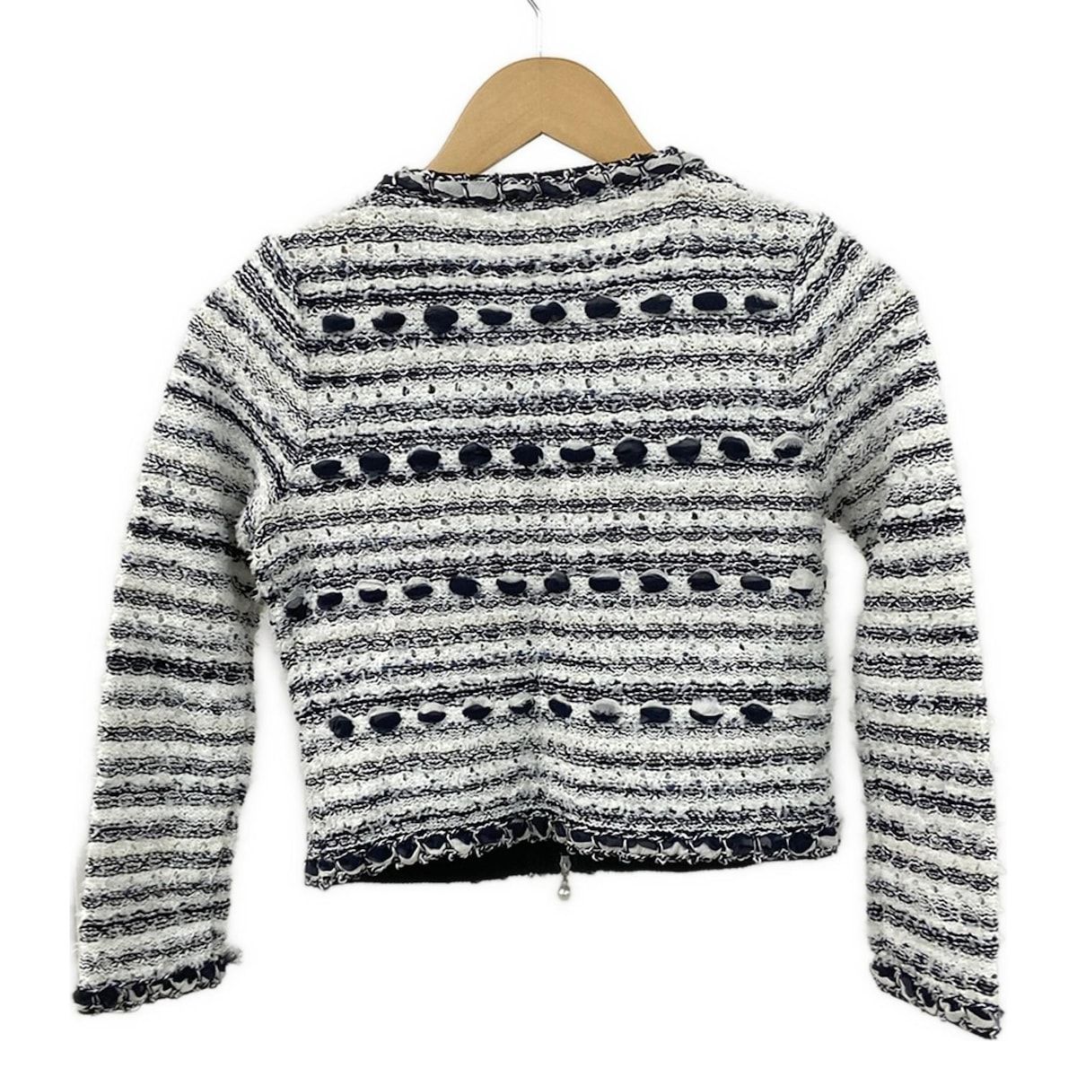 Rene(ルネ) ジャケット サイズ34 S レディース - 白×ネイビー 長袖