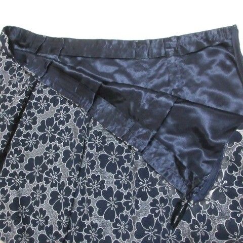 【新品】Aylesbury アリスバーリー レース 花刺繍 フレアスカート アリスバーリー Aylesbury 美品 大きいサイズ 花柄レーススカート 刺繡