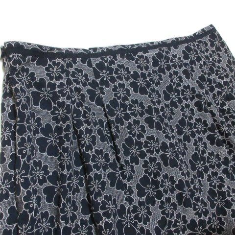 アリスバーリー Aylesbury 美品 大きいサイズ 花柄レーススカート 刺繡