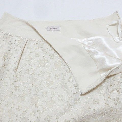 【新品】Aylesbury アリスバーリー レース 花刺繍 フレアスカート アリスバーリー Aylesbury 大きいサイズ レーススカート フレア 花柄