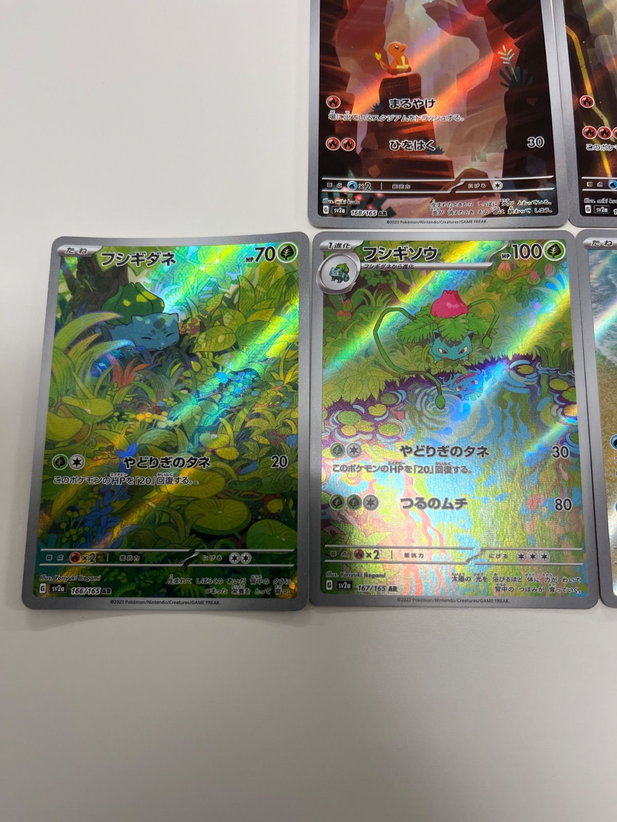 ポケモンカード ヒトカゲ リザード ゼニガメ カメール フシギダネ