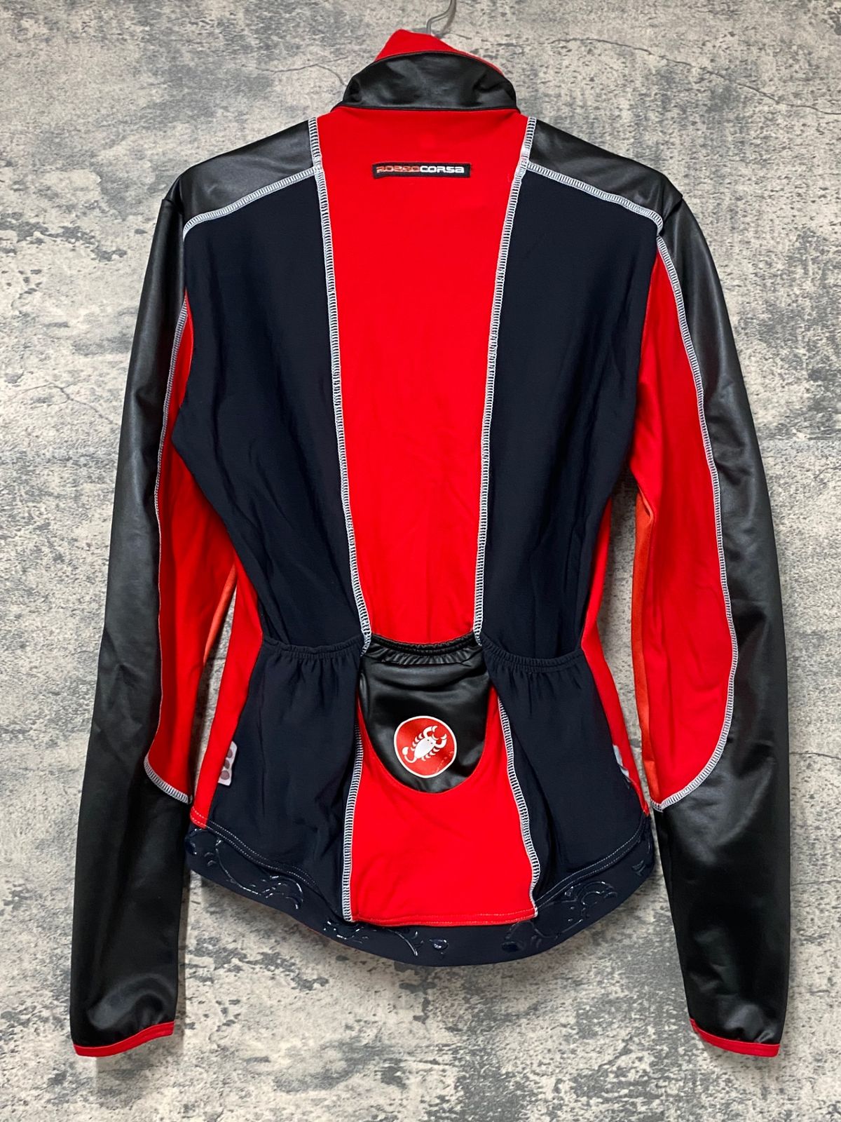 JF447 カステリ CASTELLI ROSSOCORSA レディース 裏起毛 サイクル