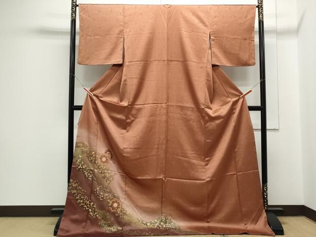 平和屋着物▽中国三大刺繍 スワトウ刺繍 総刺繍 訪問着 駒刺繍 道長正