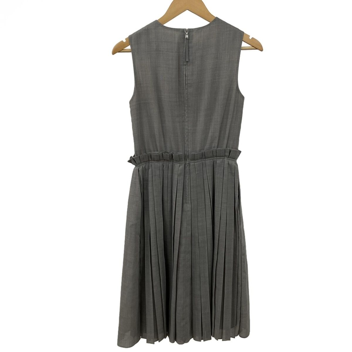 デイジーリン FOXEY ミンクファー付きノースリーブワンピース グレー L