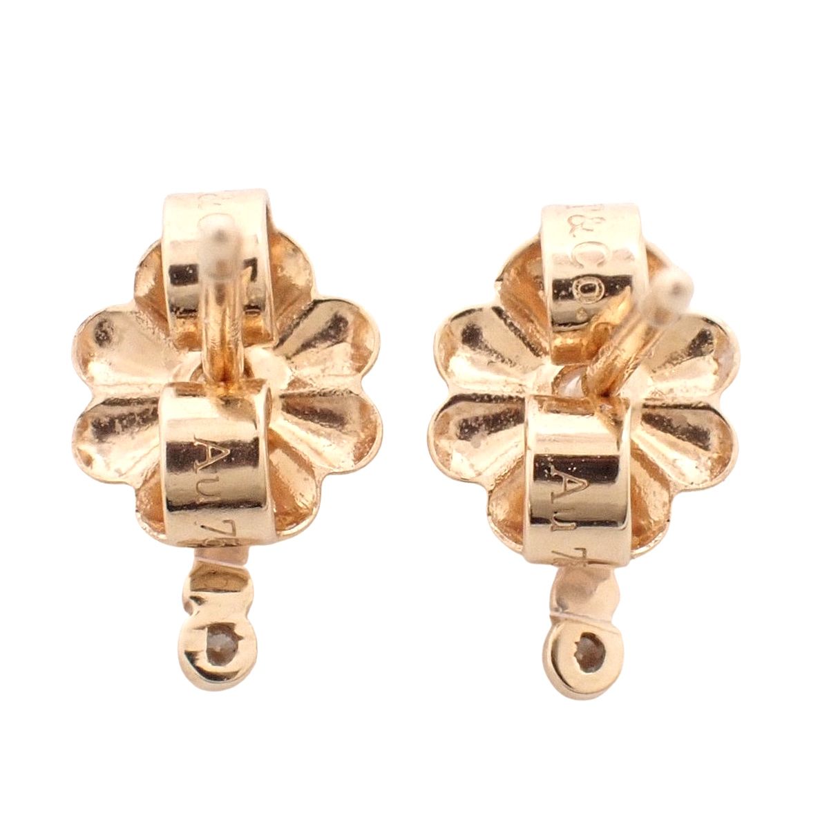 ティファニー TIFFANY フルール ド リス ステムピアス ピンクコールド