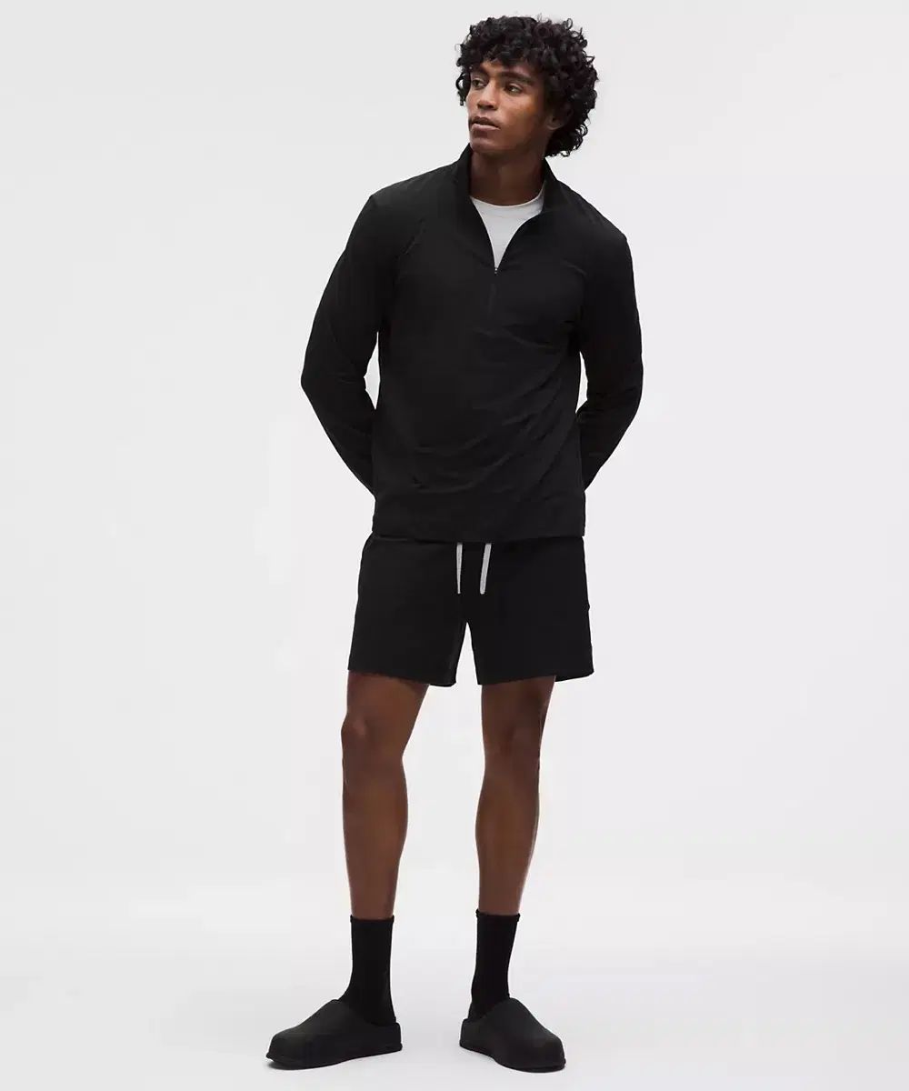 ルルレモン ソフト ジャージ ハーフジップアップ S