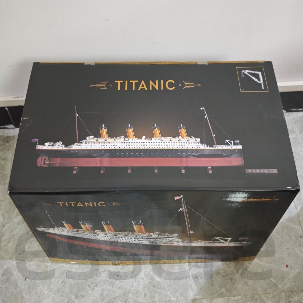 レゴ互換品 タイタニックゴウ クルーズ船 9090PCS ブロック 巨大型 