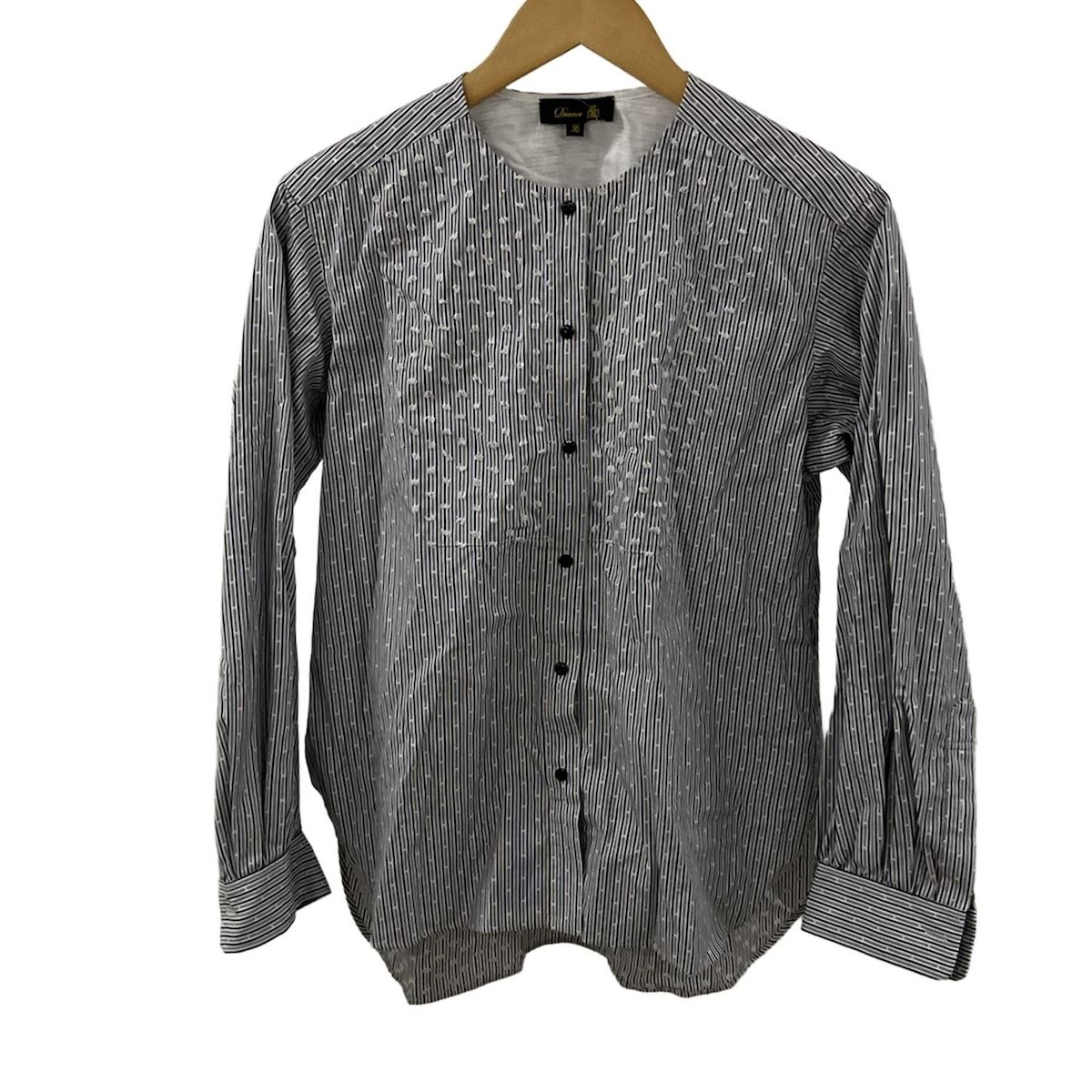 ドゥロワー ブラウス　36 Drawer(ドゥロワー) 長袖シャツブラウス サイズ36 S レディース - 白