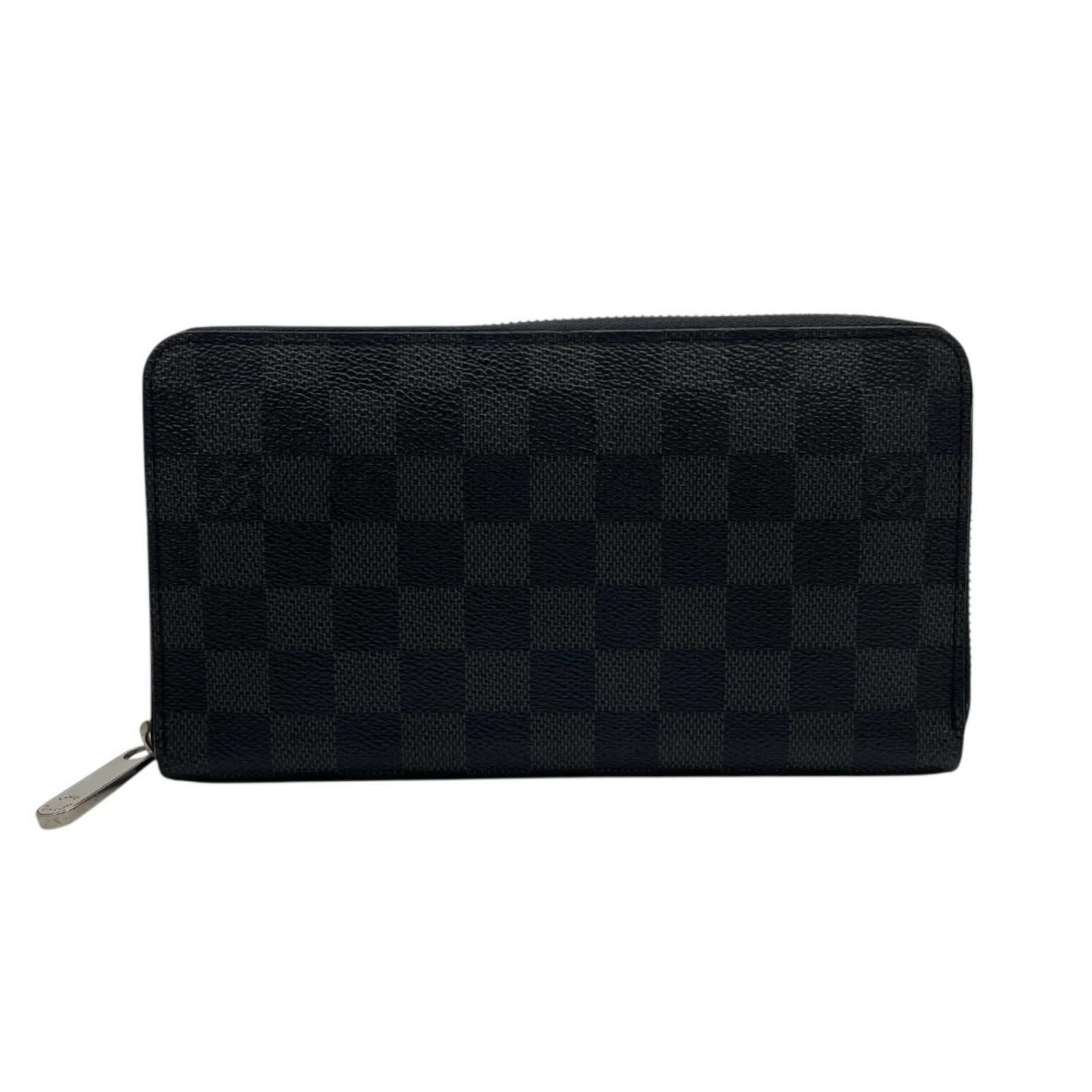 ルイ ヴィトン◎パース ダミエ グラフィット 現行 ラウンドファスナー 黒 ルイ ヴィトン◎コインパース ダミエ グラフィット ラウンドファスナー