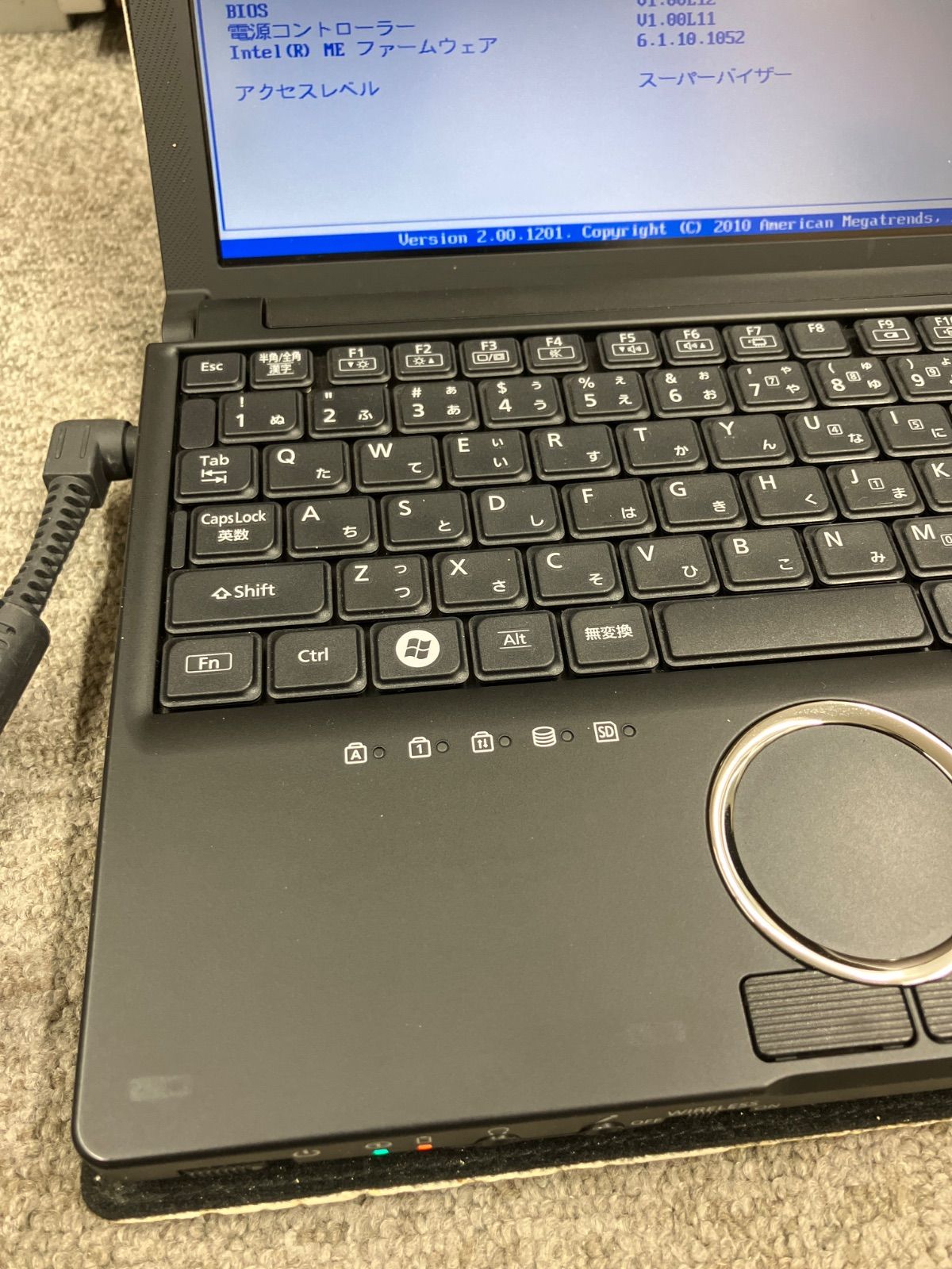 ジャンク Panasonic CF-J9 CORE i7 M640 2.2GHz ノートPC レッツノート