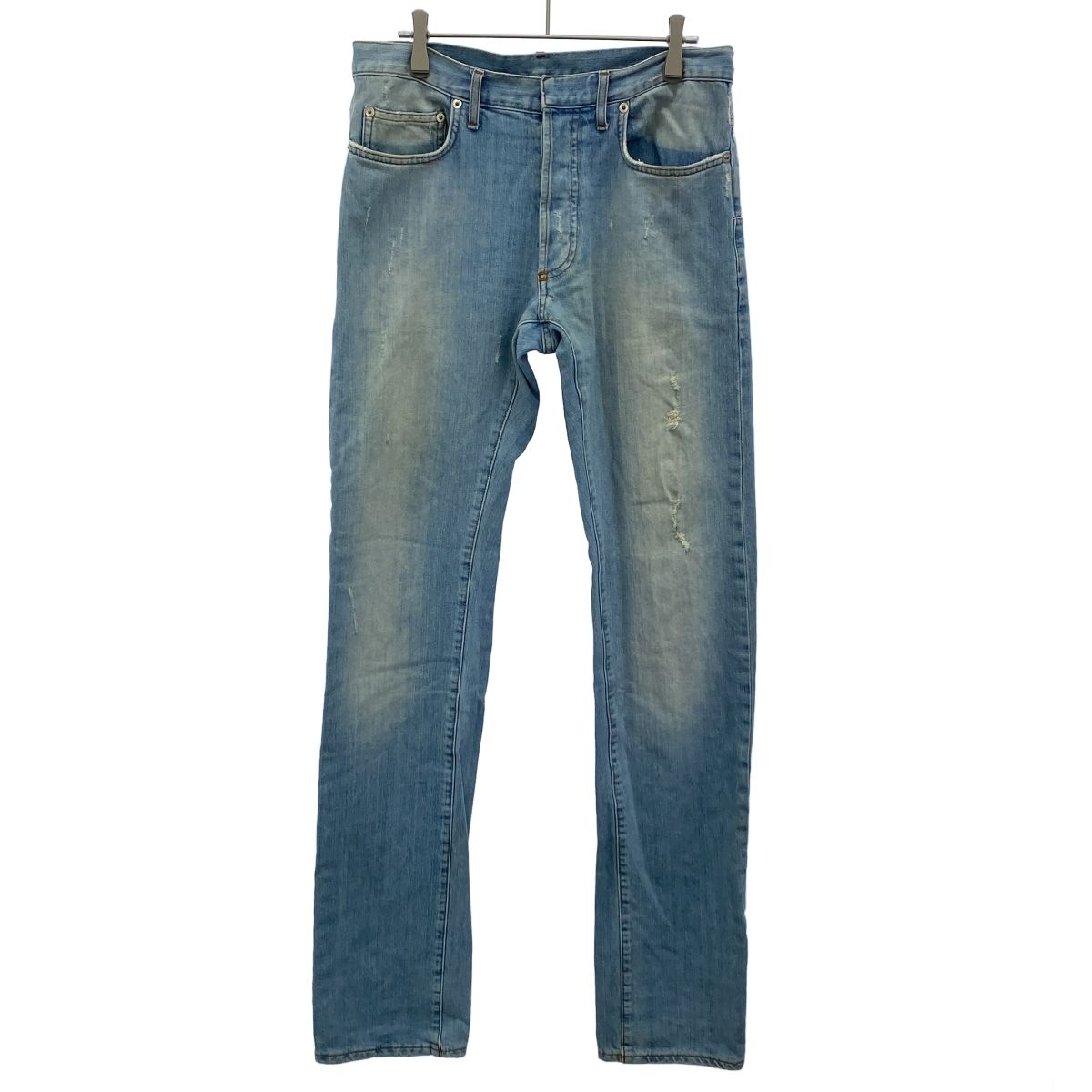 Dior HOMME ディオールオム 10SS ダメージ加工スキニーデニムパンツ 