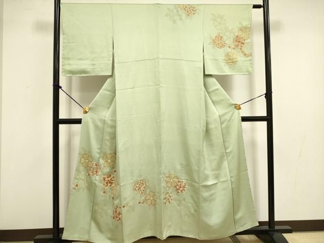 平和屋着物□訪問着 駒刺繍 枝桜 金彩 正絹 逸品 DAAZ2704op - メルカリ