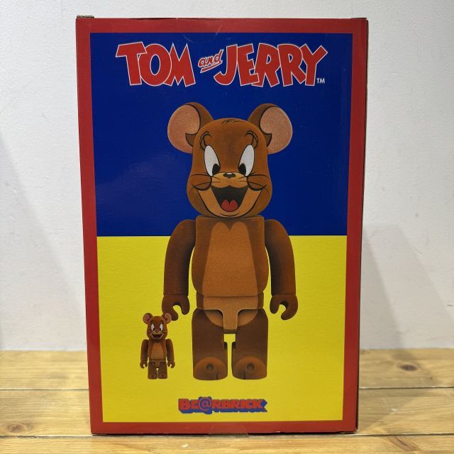 MEDICOM TOY BE RBRICK 2021 JERRY フロッキー Ver. 100％ - 400％ メディコムトイ TOM AND トムとジェリー ベアブリック フィギュア