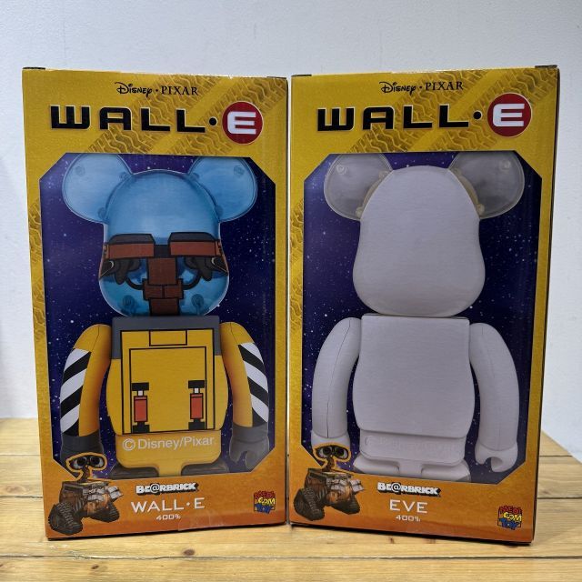 MEDICOM TOY BE RBRICK 2021 WALL E EVE 400％ SET メディコムトイ ベアブリック フィギュア