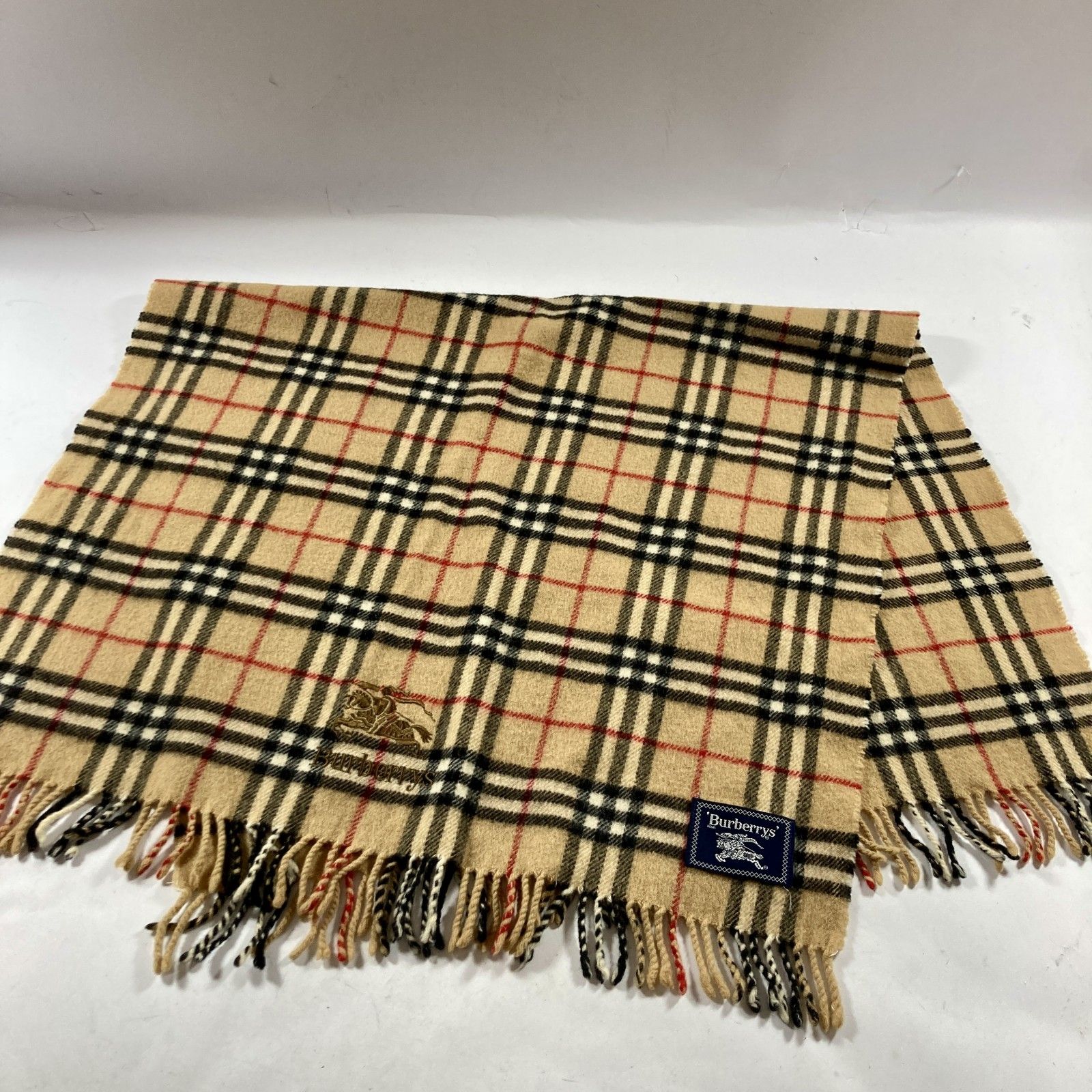 ☆ vintage Burberrys バーバリーズ マフラー ノバチェック 100