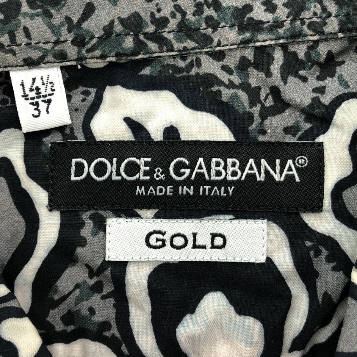 DOLCE&GABBANA ドルチェ＆ガッバーナ DOLD フラワープリントシャツ