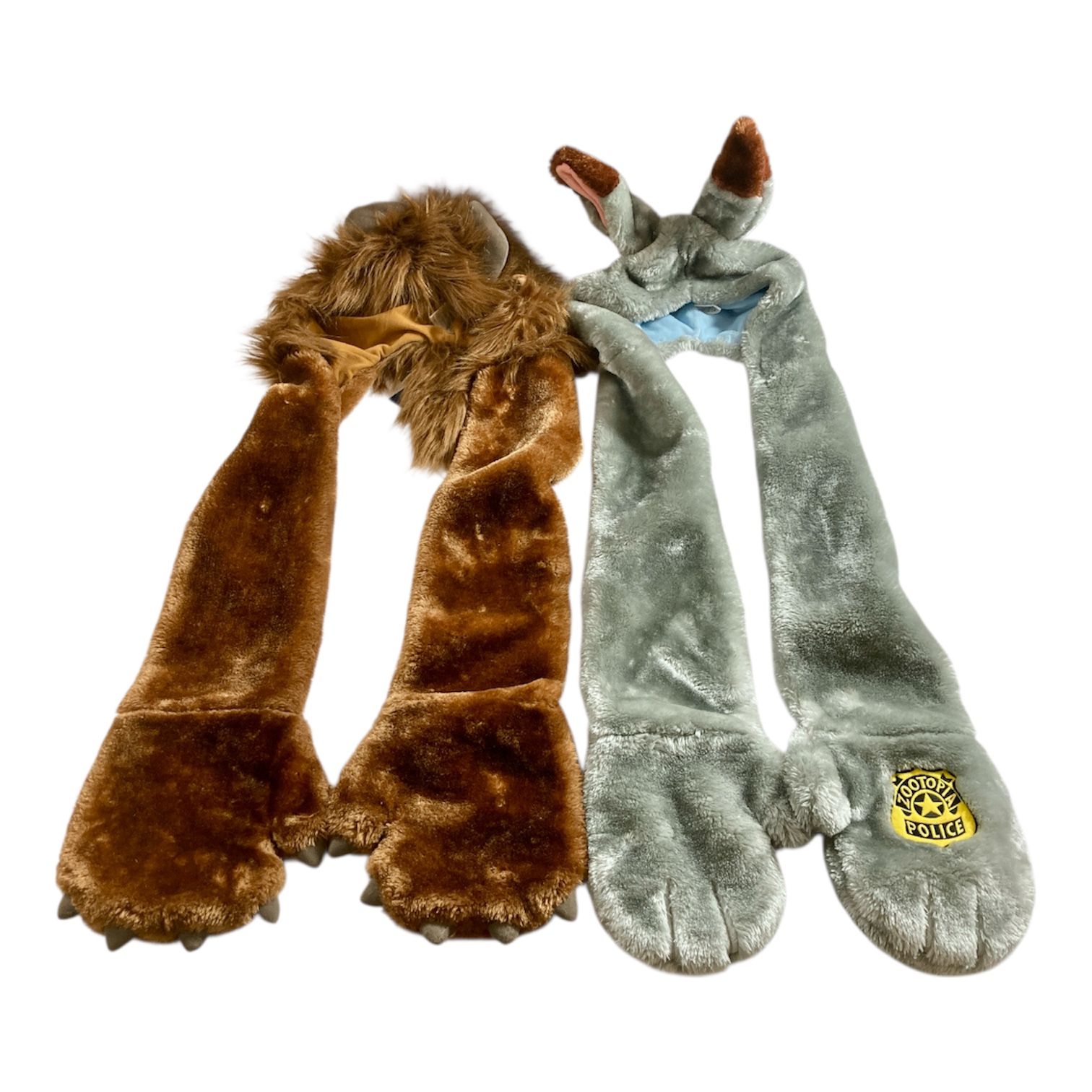 Disney ディズニー RESORT マフラー ファンキャップ ズートピア ジュディ 美女と野獣 2点 まとめ商品 被り物 帽子 0.9 kg