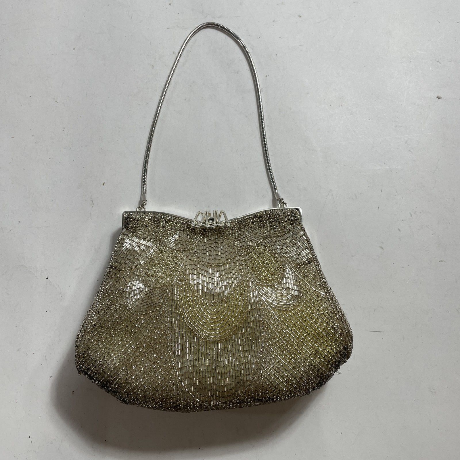 ☆ 希少 LUMY はしもと ルミーハシモト 皇室御用達 総ビーズバッグ