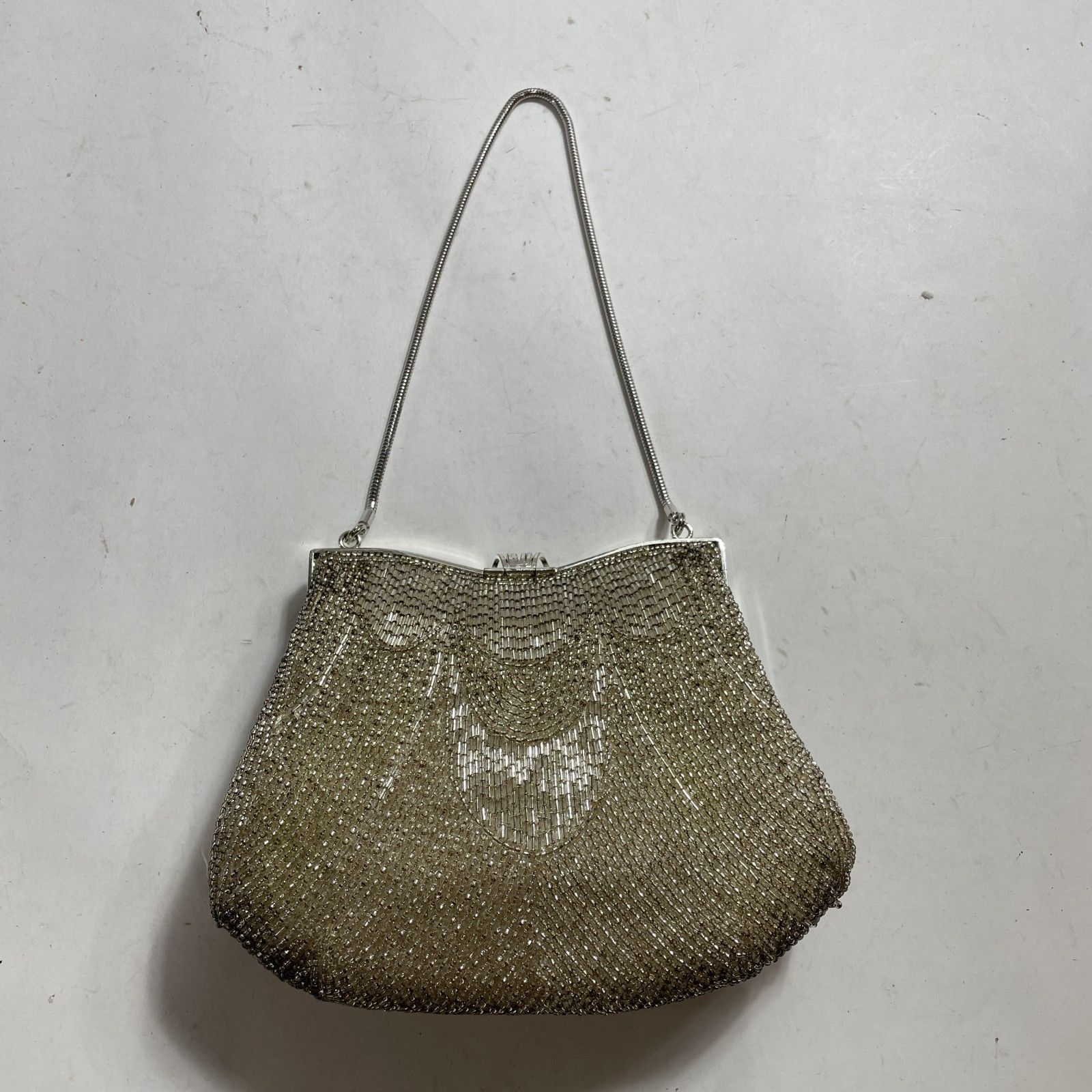 ☆ 希少 LUMY はしもと ルミーハシモト 皇室御用達 総ビーズバッグ