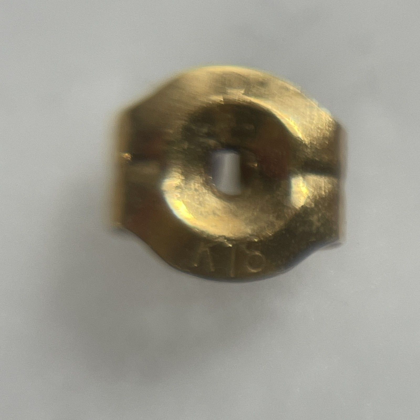 ☆ K18刻印 18金 キャッチ ポスト刻印 パール ドロップピアス 両耳 