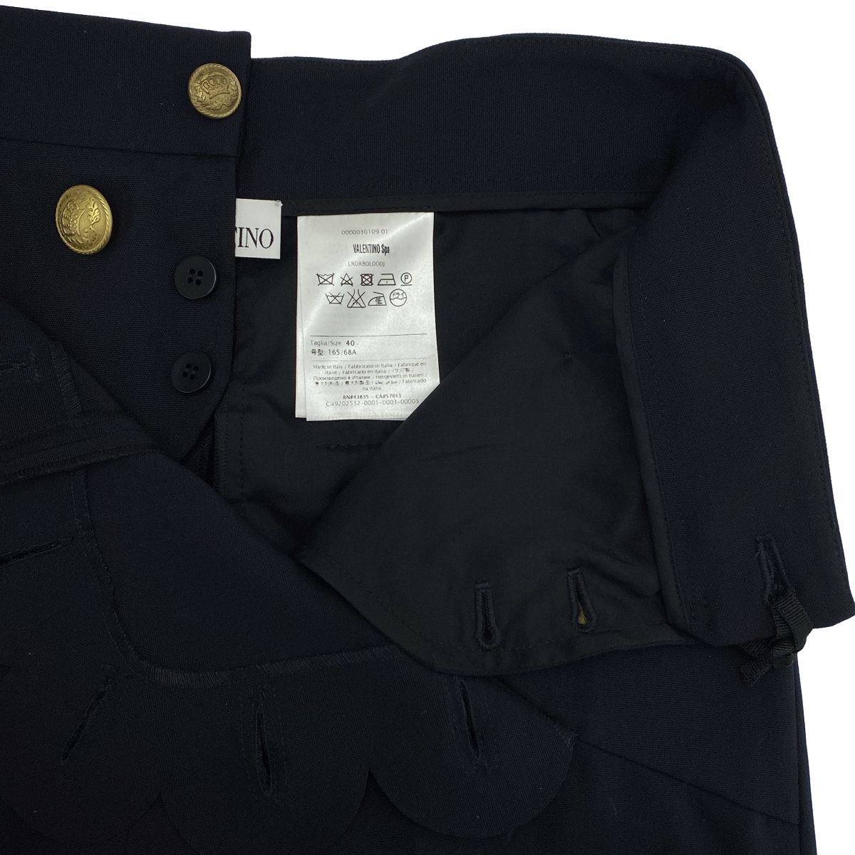 RED VALENTINO レッド ヴァレンティノ ストレートレッグトラウザー 