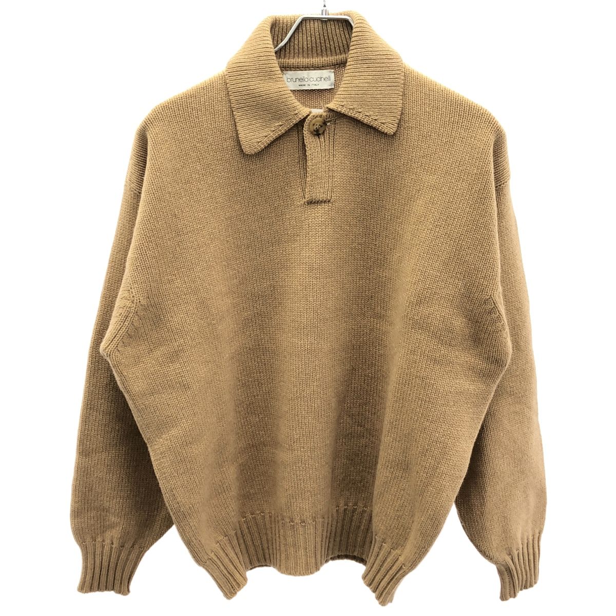 BRUNELLO CUCINELLI ブルネロクチネリ ウールニットポロシャツ
