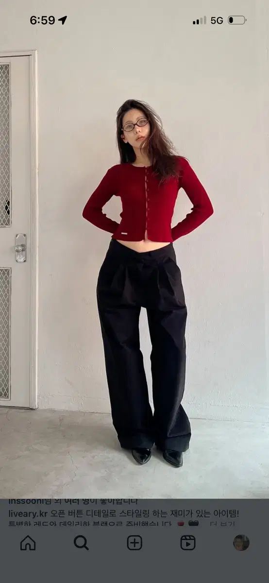 Liveary メイド ブラックパンツ