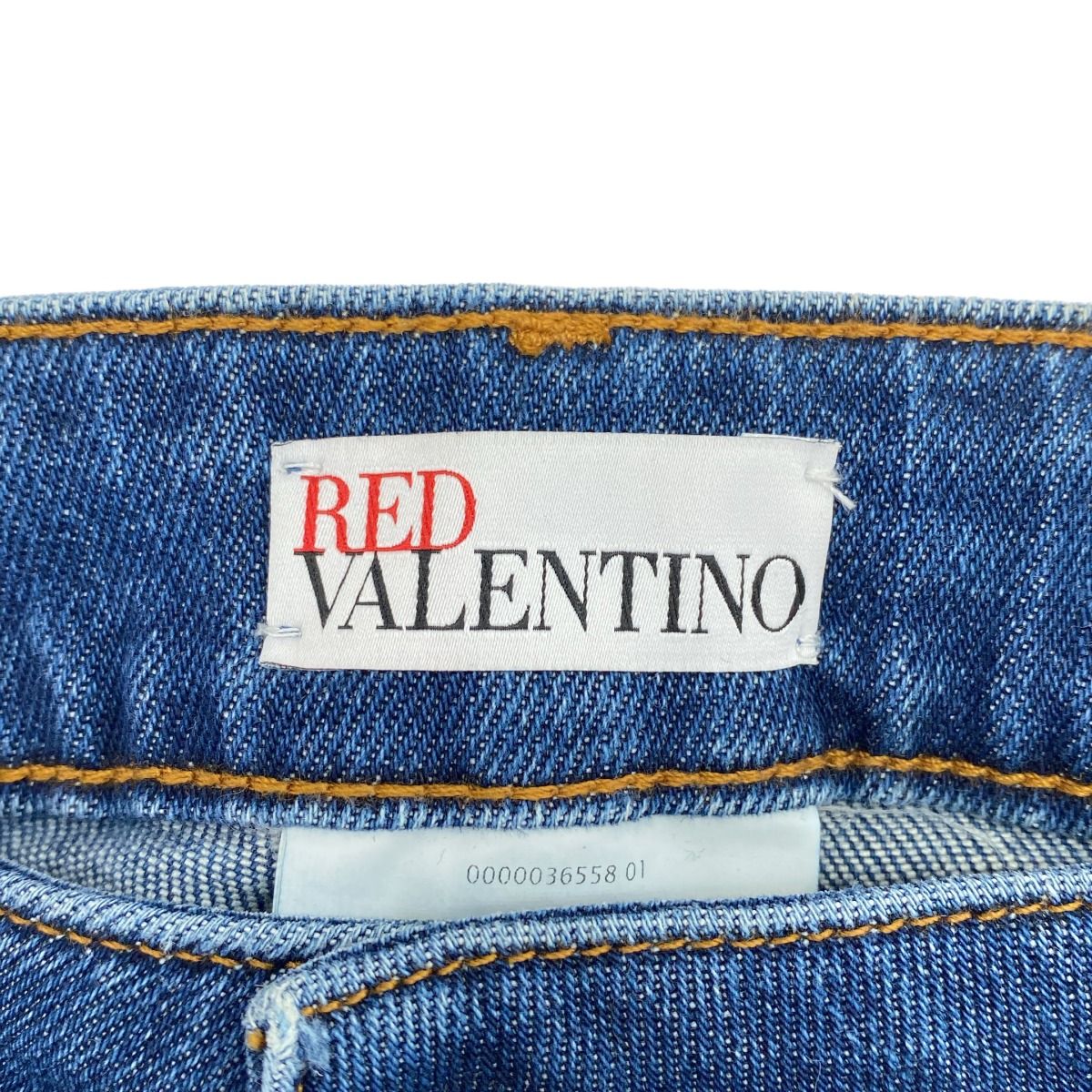 【4万円】 RED valentino ステッチデザイン　デニム 4万円】 RED valentino ステッチデザイン デニム 4万円】 RED