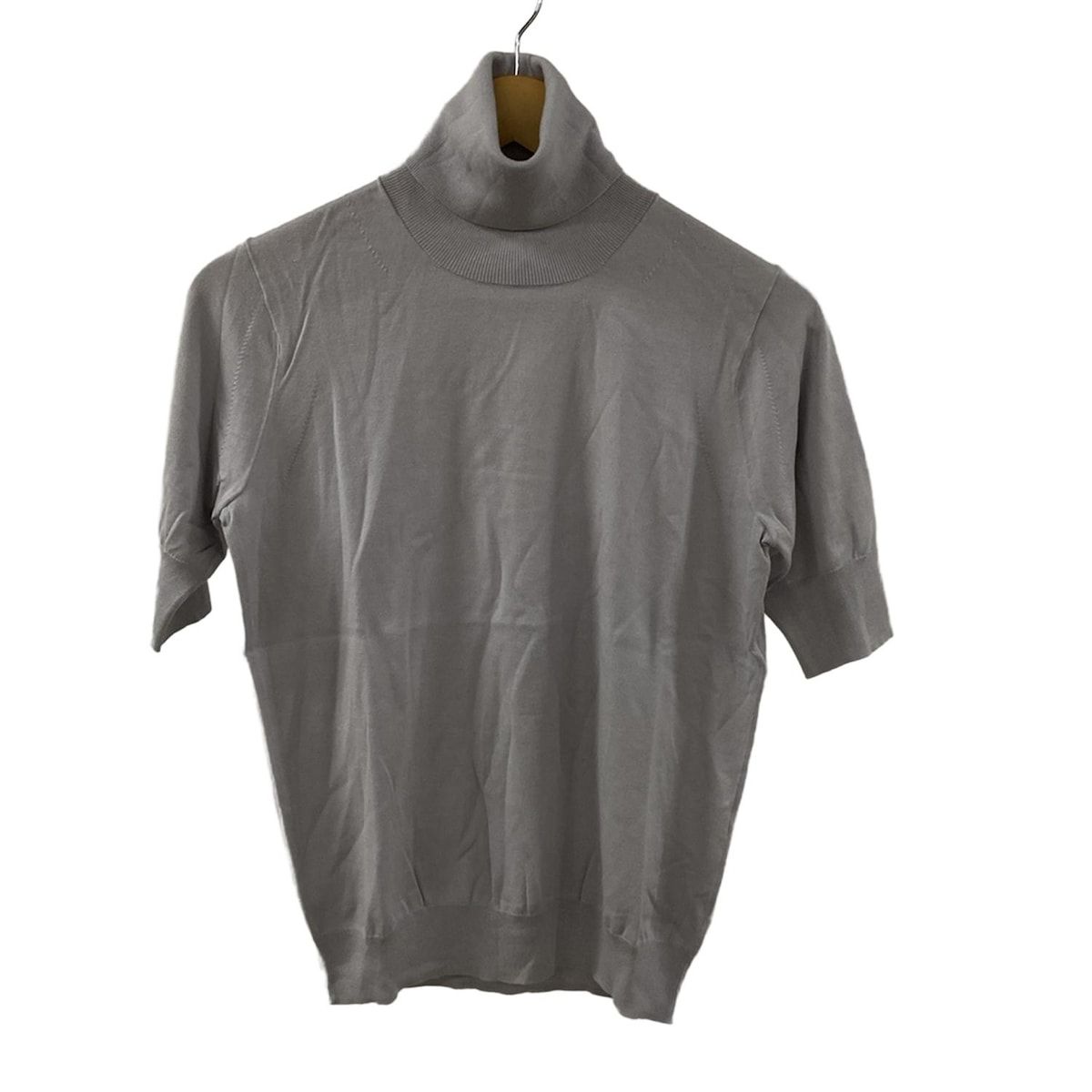 Drawer ドゥロワー 半袖カットソー サイズ1 S レディース ライトブルー タートルネック