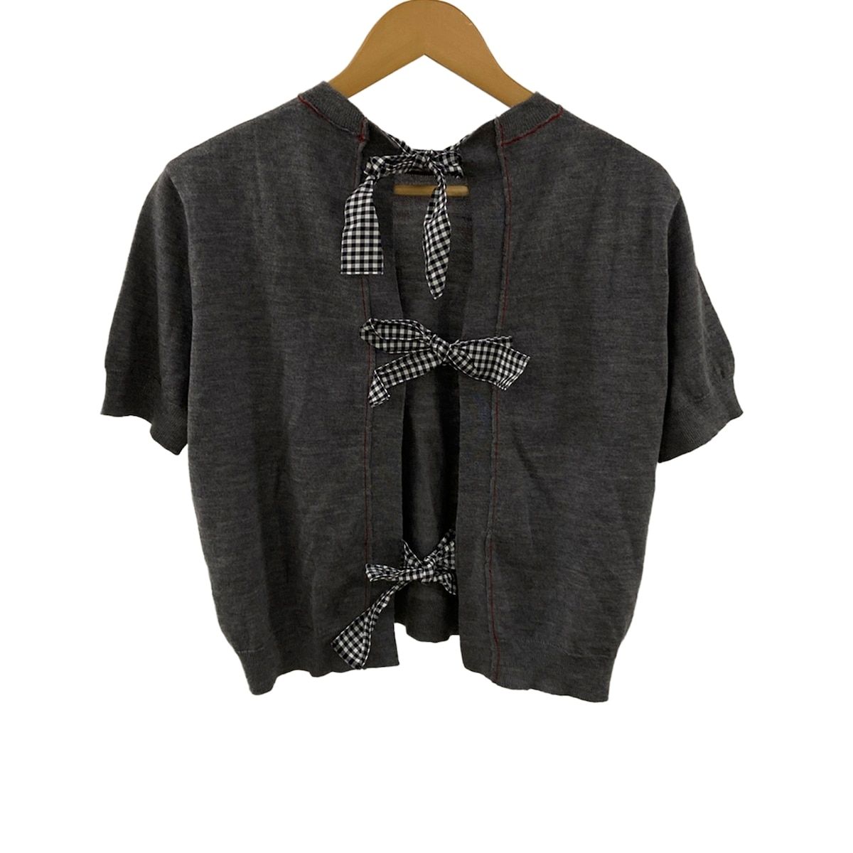 miumiu(ミュウミュウ) 半袖セーター サイズ36 S レディース美品