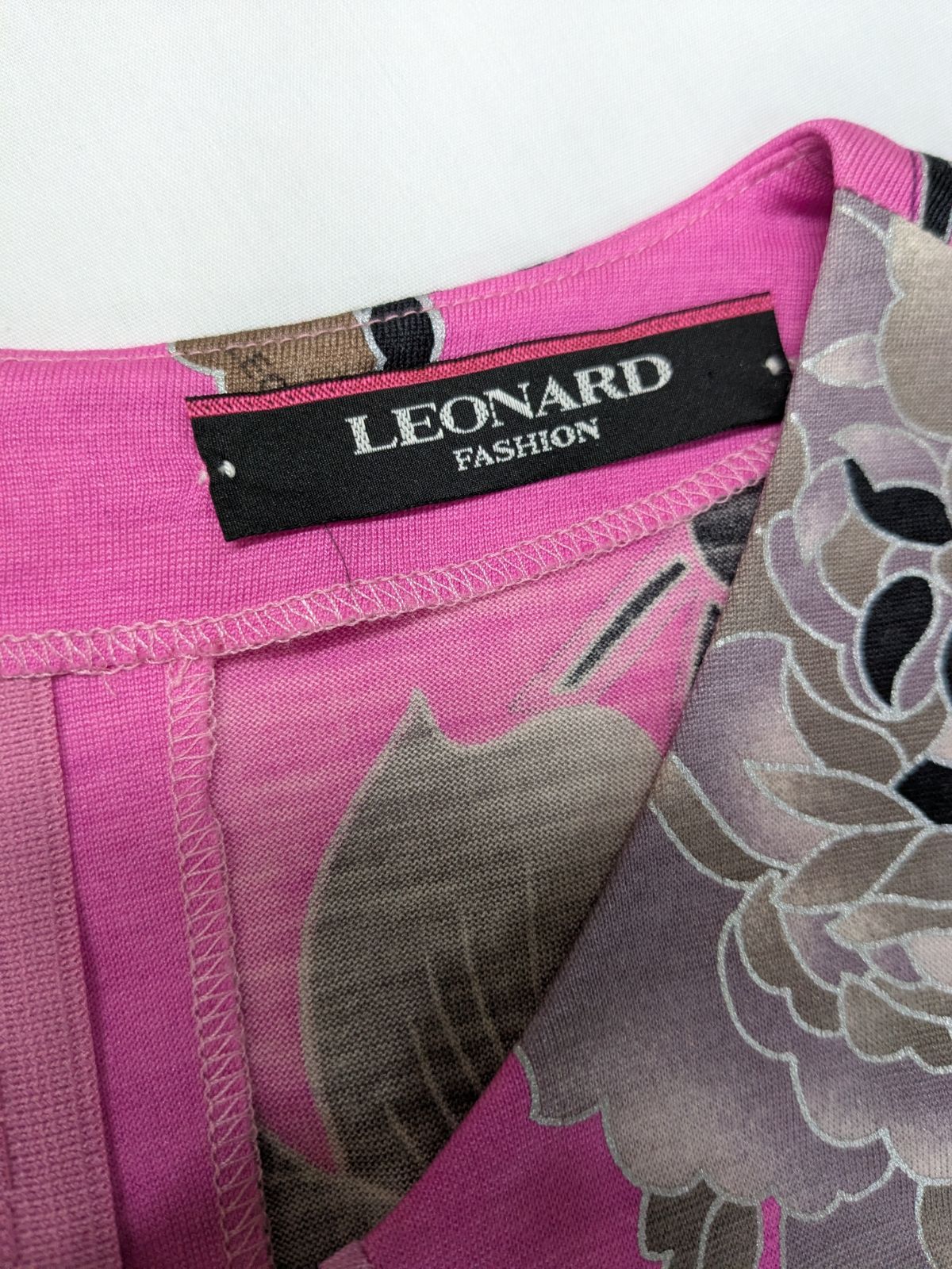 LEONARD レオナール ウール シルク 花柄 トップス チュニック - メルカリ