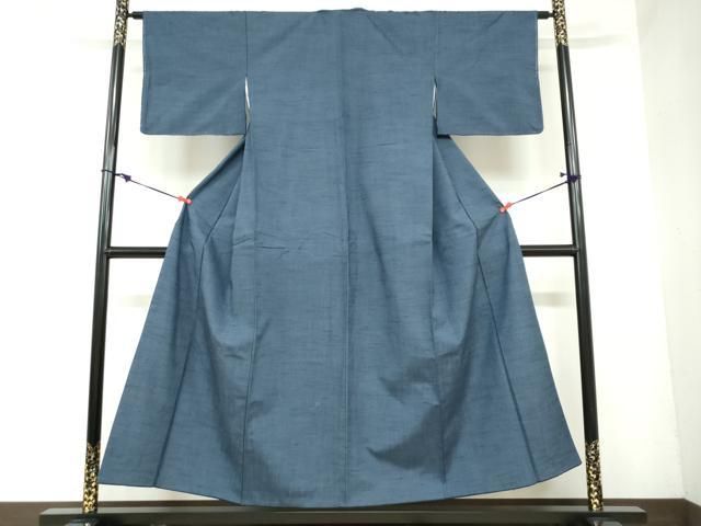 平和屋着物●上質な紬　藍鉄色　正絹　逸品　DAAZ7029ud 平和屋着物▽上質な紬 鉄御納戸色 正絹 逸品 DAAZ7311ud - メルカリ