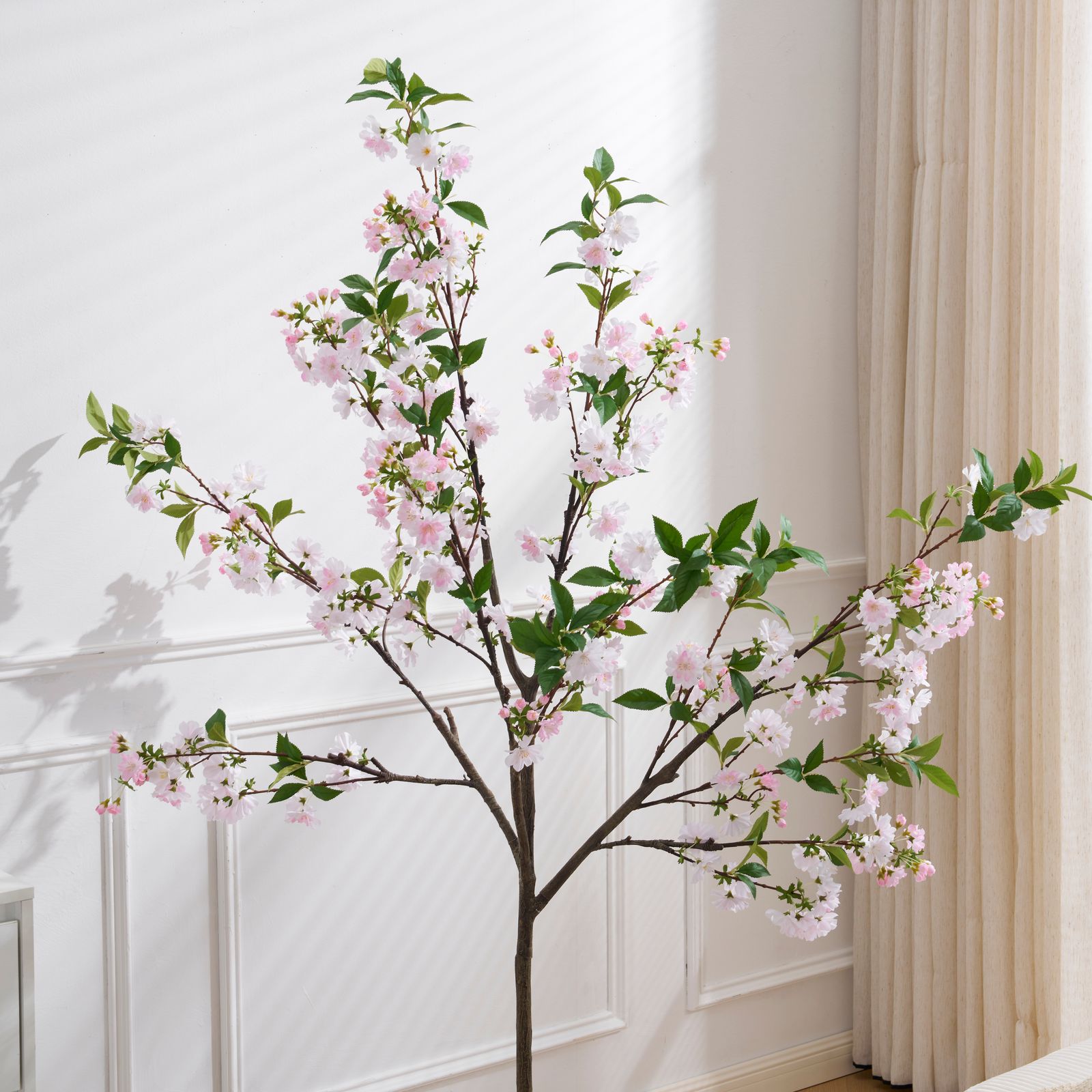 全新品 観葉植物 フェイク 180cm 八重桜 フェイクグリーン 人工観葉 