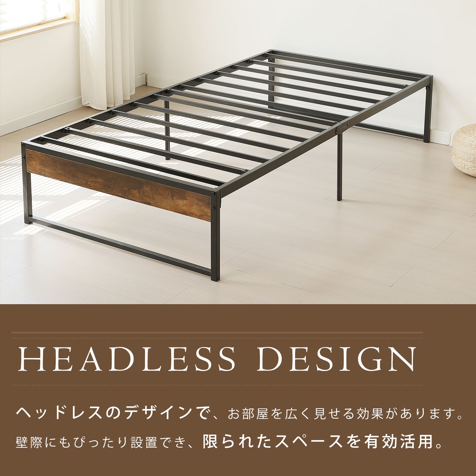 数量限定セール」 【ダブル D】ベッドフレーム パイプベッド ダブル D